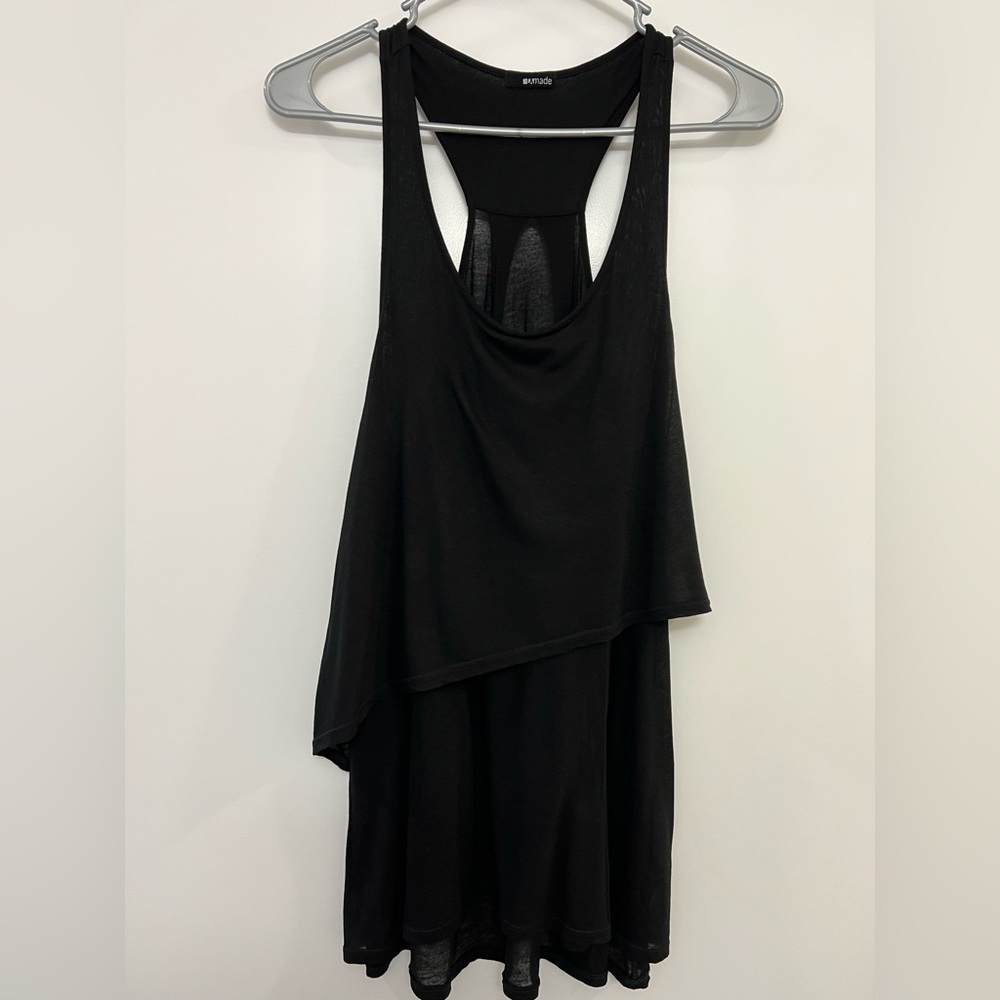 LA Made Double Layer Tank Top - size XS